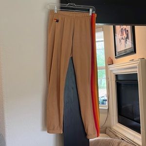 Aviator Nation 5 striped sweatpants